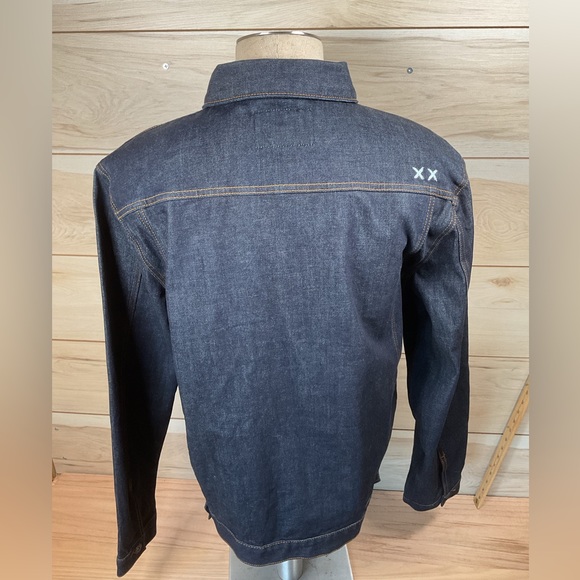 Cult of Individuality Men's XL Dense Contrast Stitch Denim Jacket - Picture 2 of 16